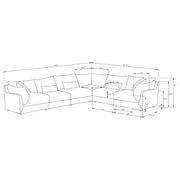 Sasha Modular Sectionals 2 - Theo's Factory Direct Mattress & Furniture (Columbus, OH)