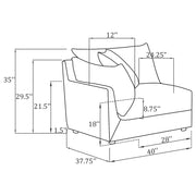 Sasha Sectionals 4 - Theo's Factory Direct Mattress & Furniture (Columbus, OH)