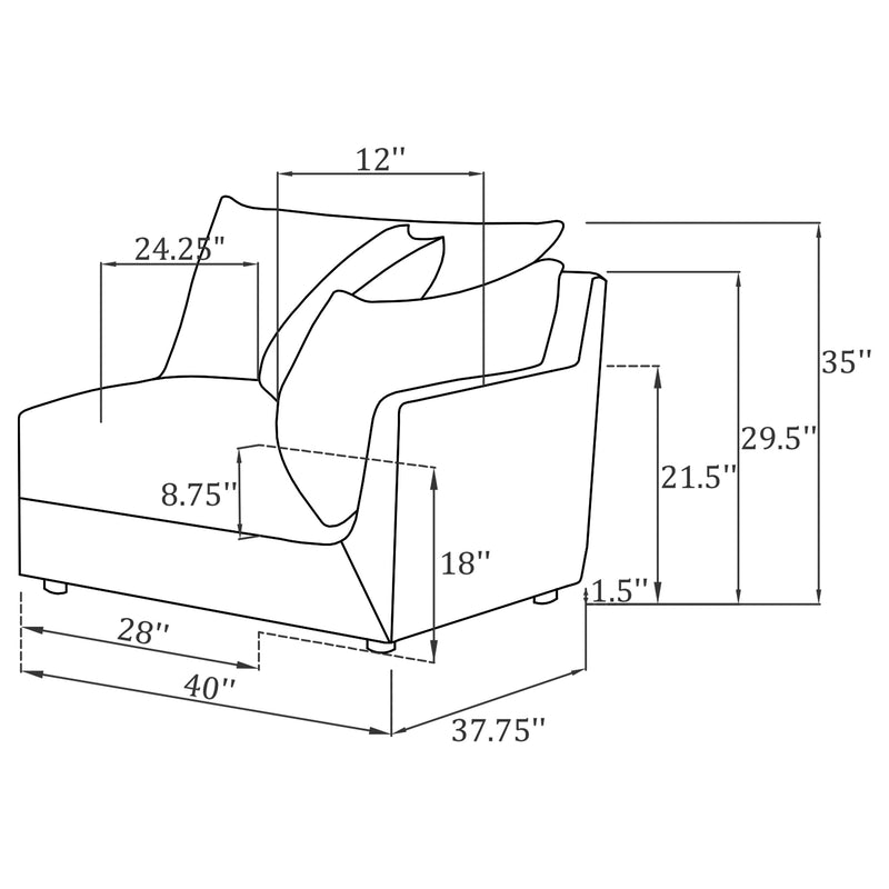 Sasha Sectionals 4 - Theo's Factory Direct Mattress & Furniture (Columbus, OH)