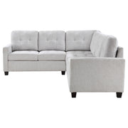 Georgina 4-piece Upholstered Modular Sectional Sofa Beige - Theo's Factory Direct Mattress & Furniture (Columbus, OH)