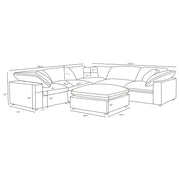 Raleigh Modular Sectionals Upholstered - Theo's Factory Direct Mattress & Furniture (Columbus, OH)