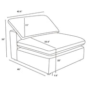 Raleigh Modular Sectionals Grey - Theo's Factory Direct Mattress & Furniture (Columbus, OH)