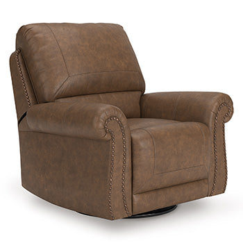 Chasemore Swivel Glider Recliner - Theo's Factory Direct Mattress & Furniture (Columbus, OH)