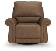 Chasemore Swivel Glider Recliner - Theo's Factory Direct Mattress & Furniture (Columbus, OH)