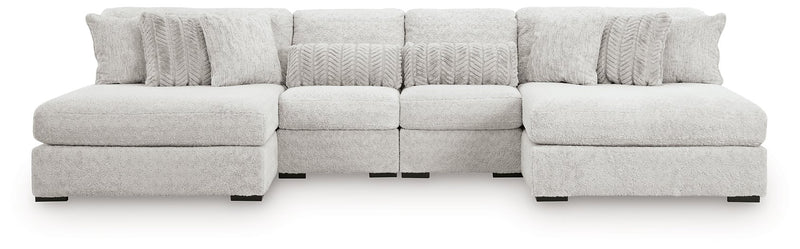 Cuddle Plush Sectional with Chaise - Theo's Factory Direct Mattress & Furniture (Columbus, OH)