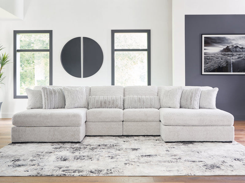 Cuddle Plush Sectional with Chaise - Theo's Factory Direct Mattress & Furniture (Columbus, OH)