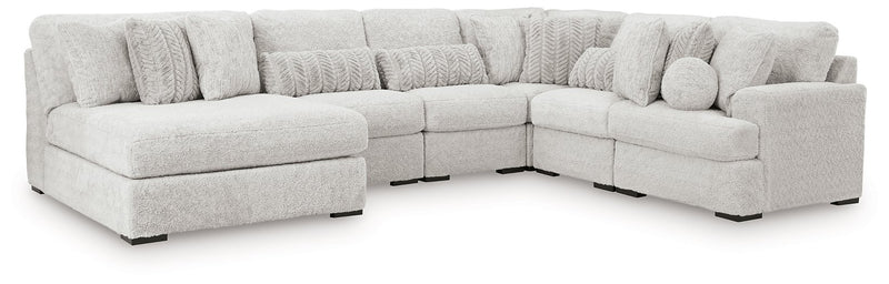 Cuddle Plush Sectional with Chaise - Theo's Factory Direct Mattress & Furniture (Columbus, OH)