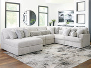 Cuddle Plush Sectional with Chaise - Theo's Factory Direct Mattress & Furniture (Columbus, OH)