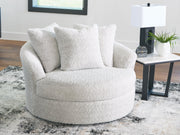 Cuddle Plush Oversized Swivel Accent Chair - Theo's Factory Direct Mattress & Furniture (Columbus, OH)