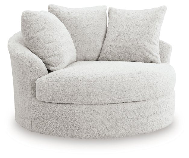 Cuddle Plush Oversized Swivel Accent Chair - Theo's Factory Direct Mattress & Furniture (Columbus, OH)