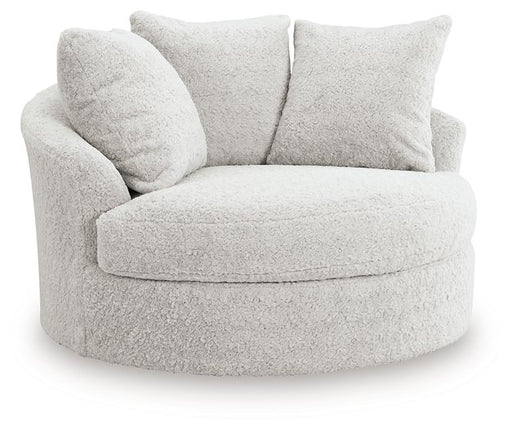 Cuddle Plush Oversized Swivel Accent Chair - Theo's Factory Direct Mattress & Furniture (Columbus, OH)