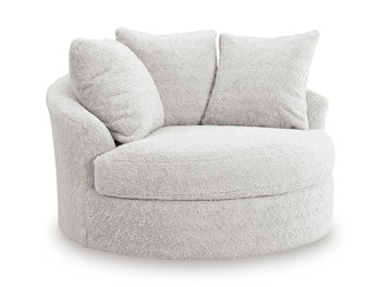 Cuddle Plush Oversized Swivel Accent Chair - Theo's Factory Direct Mattress & Furniture (Columbus, OH)