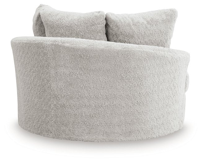 Cuddle Plush Oversized Swivel Accent Chair - Theo's Factory Direct Mattress & Furniture (Columbus, OH)