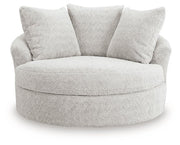Cuddle Plush Oversized Swivel Accent Chair - Theo's Factory Direct Mattress & Furniture (Columbus, OH)