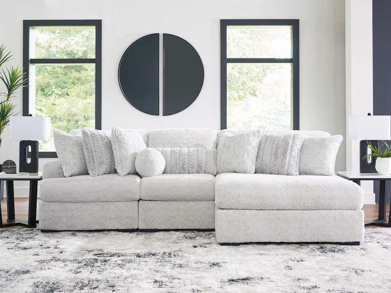 Cuddle Plush Sectional with Chaise - Theo's Factory Direct Mattress & Furniture (Columbus, OH)