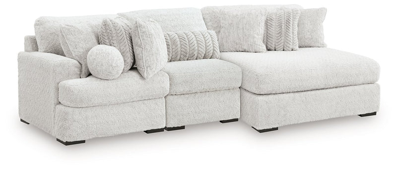 Cuddle Plush Sectional with Chaise - Theo's Factory Direct Mattress & Furniture (Columbus, OH)