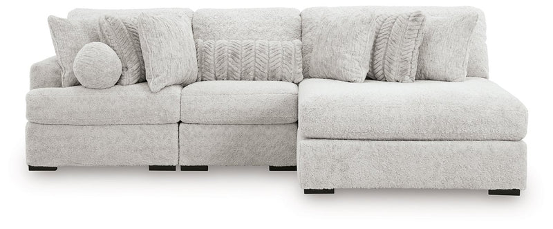Cuddle Plush Sectional with Chaise - Theo's Factory Direct Mattress & Furniture (Columbus, OH)