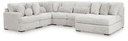Cuddle Plush Sectional with Chaise - Theo's Factory Direct Mattress & Furniture (Columbus, OH)