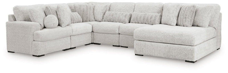 Cuddle Plush Sectional with Chaise - Theo's Factory Direct Mattress & Furniture (Columbus, OH)