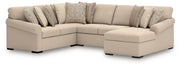 LadyMae Sectional with Chaise - Theo's Factory Direct Mattress & Furniture (Columbus, OH)