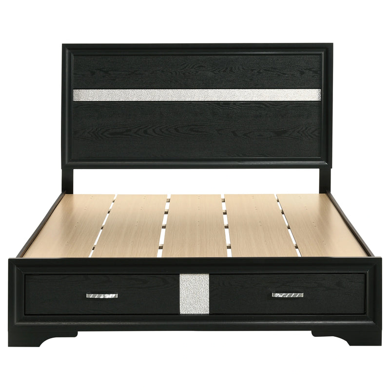 Miranda Panel Platform Storage Bed