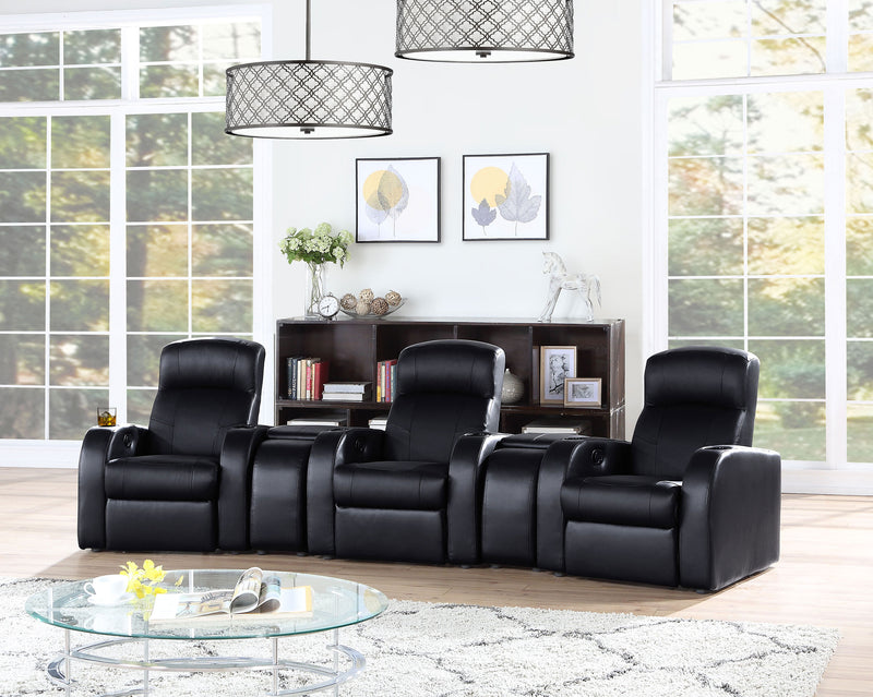 Cyrus Upholstered Home Theater Seating - Theo's Factory Direct Mattress & Furniture (Columbus, OH)