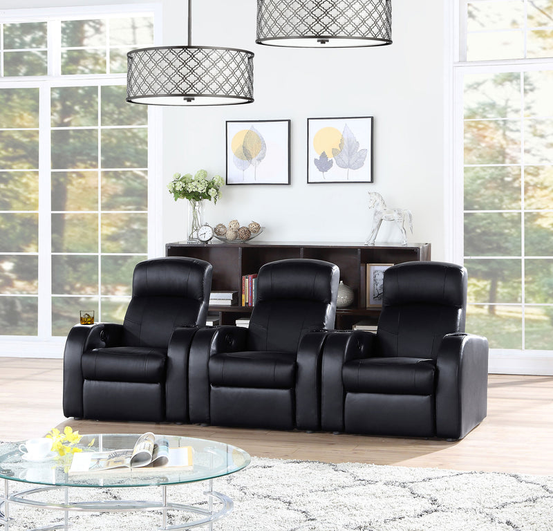 Cyrus Upholstered Home Theater Seating - Theo's Factory Direct Mattress & Furniture (Columbus, OH)