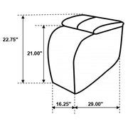 Cyrus Theater Seating Console - Theo's Factory Direct Mattress & Furniture (Columbus, OH)