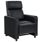 Toohey Home Theater Push Back Recliner Black - Theo's Factory Direct Mattress & Furniture (Columbus, OH)
