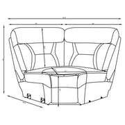 Higgins Upholstered Wedge Grey - Theo's Factory Direct Mattress & Furniture (Columbus, OH)