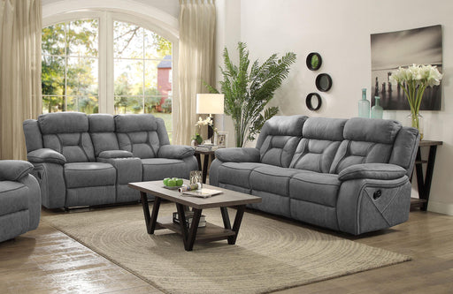 Higgins Upholstered Tufted Living Room Set - Theo's Factory Direct Mattress & Furniture (Columbus, OH)