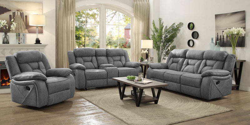 Higgins Upholstered Tufted Living Room Set - Theo's Factory Direct Mattress & Furniture (Columbus, OH)