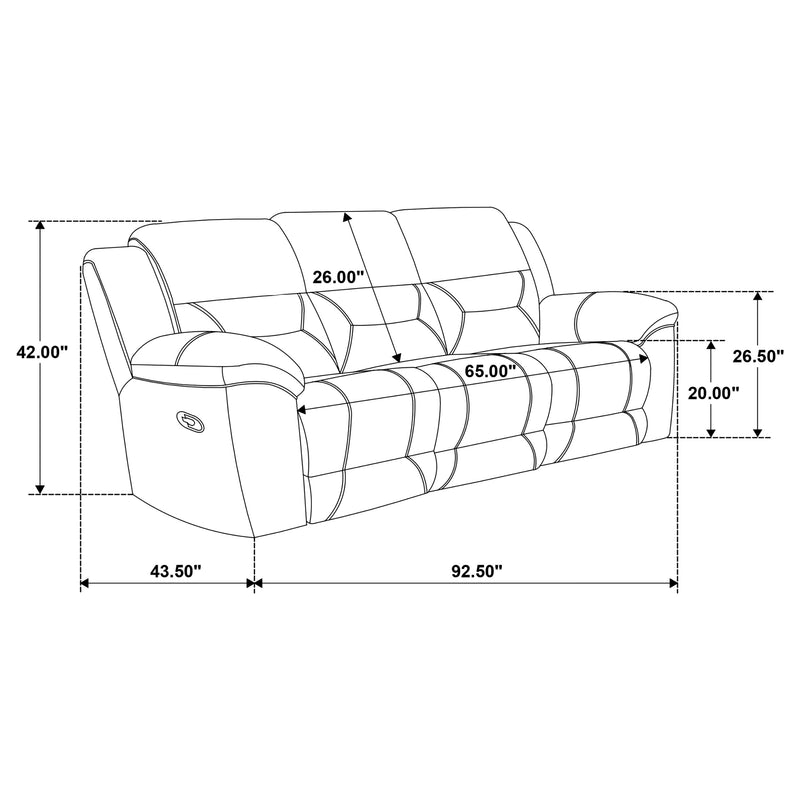 Gilson Reclining Sofa - Theo's Factory Direct Mattress & Furniture (Columbus, OH)