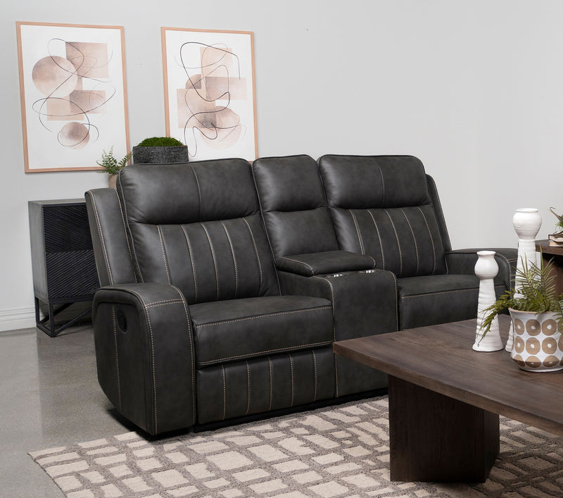 Raelynn Reclining Loveseat - Theo's Factory Direct Mattress & Furniture (Columbus, OH)