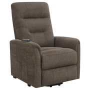 Henrietta Power Lift Recliner with Storage Pocket Brown - Theo's Factory Direct Mattress & Furniture (Columbus, OH)