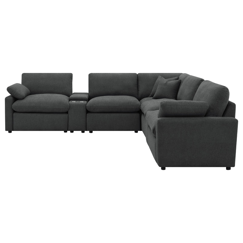 Collins Modular Power Reclining Sectional Sofa - Theo's Factory Direct Mattress & Furniture (Columbus, OH)