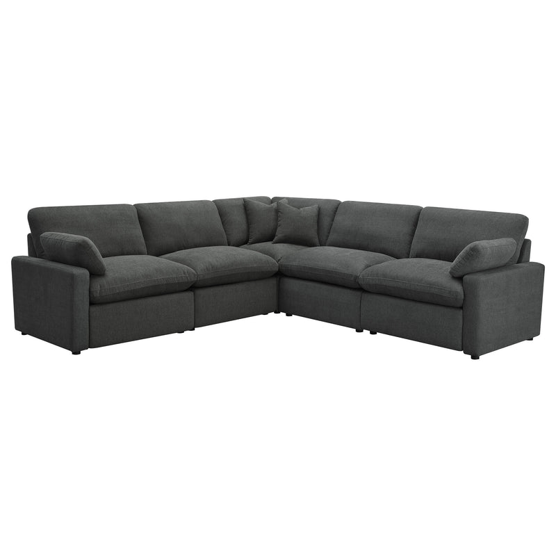 Collins Reclining Sectionals Upholstered - Theo's Factory Direct Mattress & Furniture (Columbus, OH)