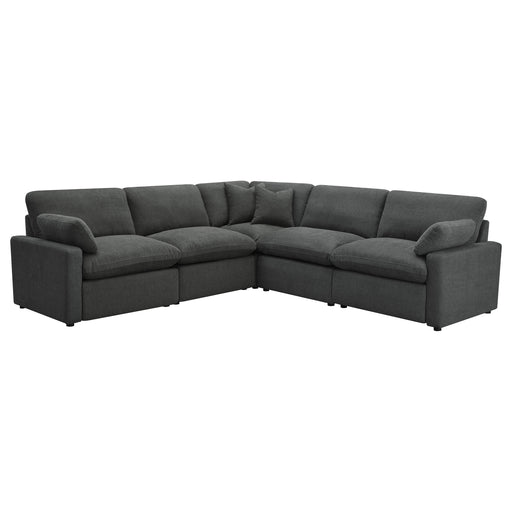 Collins Reclining Sectionals Upholstered - Theo's Factory Direct Mattress & Furniture (Columbus, OH)