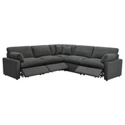 Collins Reclining Sectionals Upholstered - Theo's Factory Direct Mattress & Furniture (Columbus, OH)