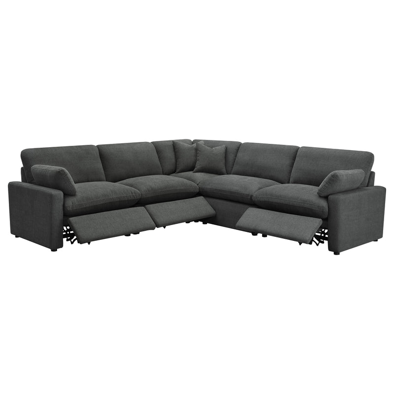 Collins Reclining Sectionals Upholstered - Theo's Factory Direct Mattress & Furniture (Columbus, OH)
