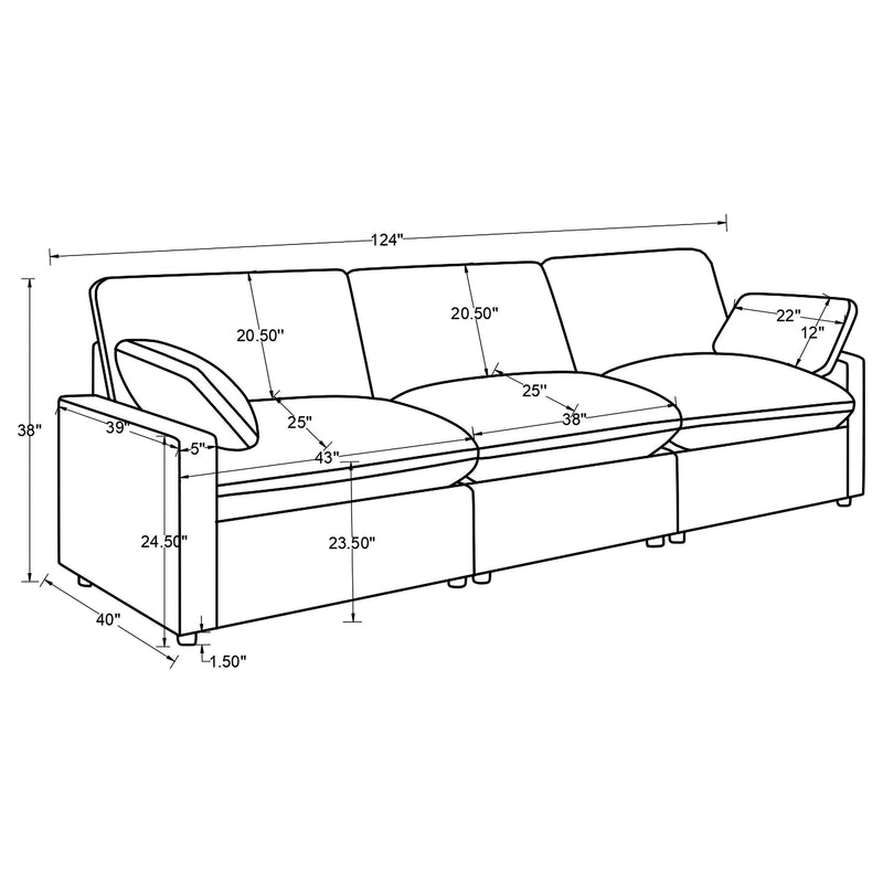 Collins Power Reclining Sofa - Theo's Factory Direct Mattress & Furniture (Columbus, OH)