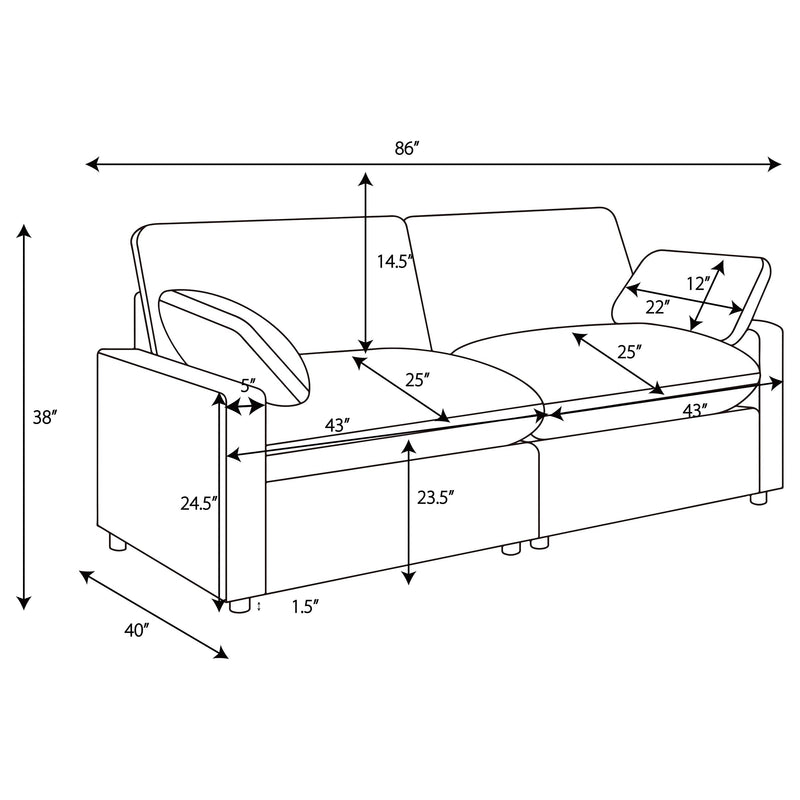 Collins Power Reclining Loveseat - Theo's Factory Direct Mattress & Furniture (Columbus, OH)