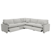 Collins Reclining Sectionals Upholstered - Theo's Factory Direct Mattress & Furniture (Columbus, OH)