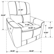 Greenfield Power Recliner - Theo's Factory Direct Mattress & Furniture (Columbus, OH)