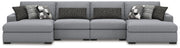 Bealton Sectional with Double Chaise - Theo's Factory Direct Mattress & Furniture (Columbus, OH)