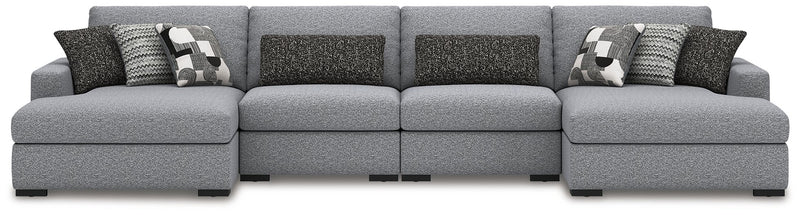 Bealton Sectional with Double Chaise - Theo's Factory Direct Mattress & Furniture (Columbus, OH)