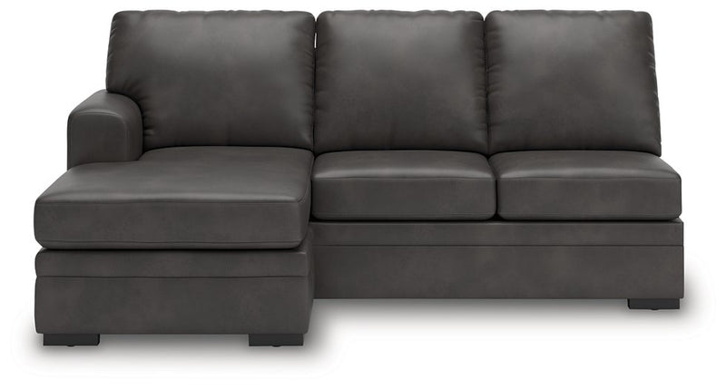 Lofton-Pike Sectional with Chaise - Theo's Factory Direct Mattress & Furniture (Columbus, OH)