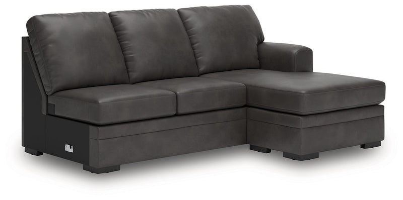 Lofton-Pike Sectional with Chaise - Theo's Factory Direct Mattress & Furniture (Columbus, OH)