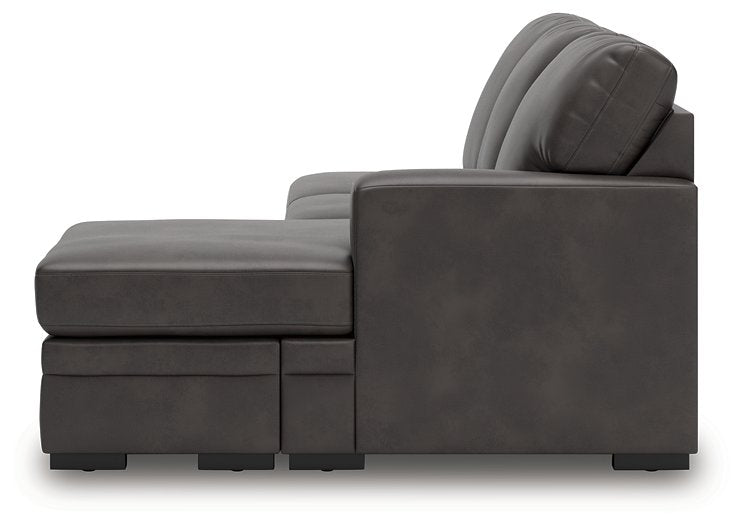 Lofton-Pike Sectional with Chaise - Theo's Factory Direct Mattress & Furniture (Columbus, OH)