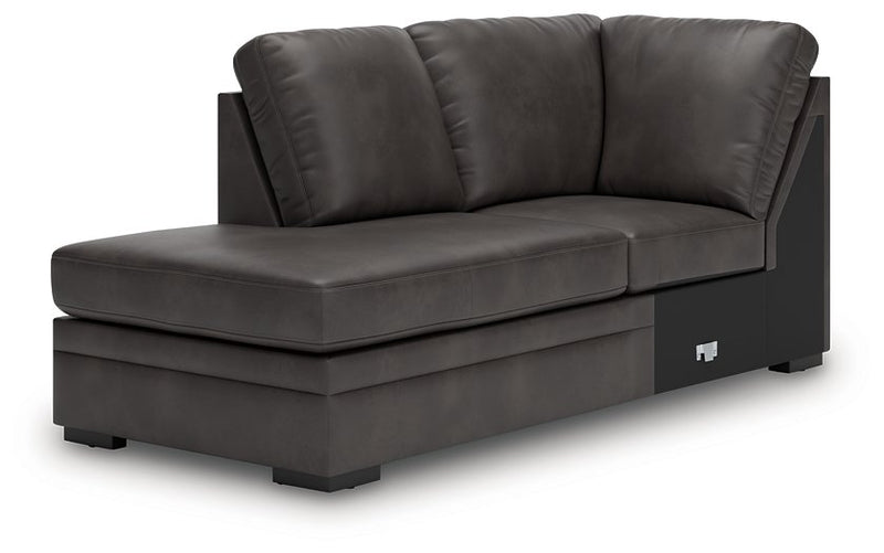 Lofton-Pike Sectional with Chaise - Theo's Factory Direct Mattress & Furniture (Columbus, OH)